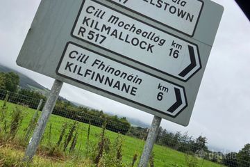 Signage on Main Kilfinane / Kilmallock Road.