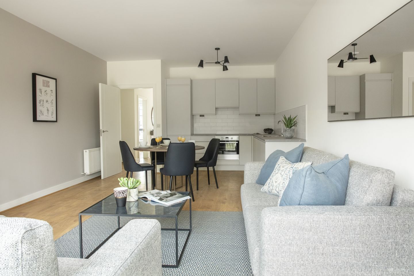 Bespoke, high quality U fit-out included. 