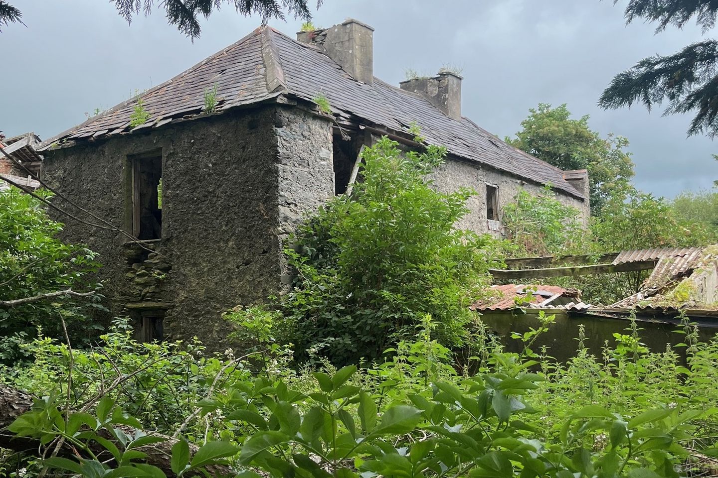 Glebe house ruins & Pig Farm Anglont, Killorglin, Co. Kerry — photo 1