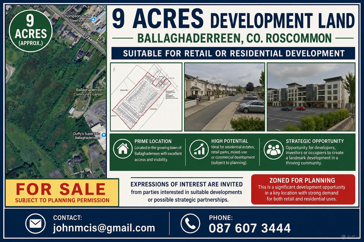 Charlestown Road, Ballaghaderreen, Ballagh, Co. Roscommon, F45V500 — photo 1