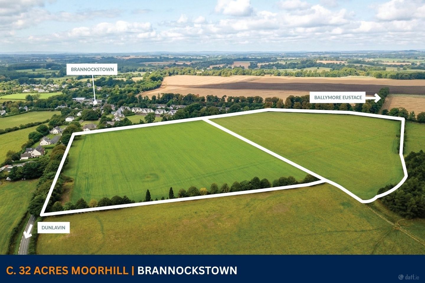 c. 32 Acres, Moorhill, Brannockstown, Naas, Co. Kildare — photo 1