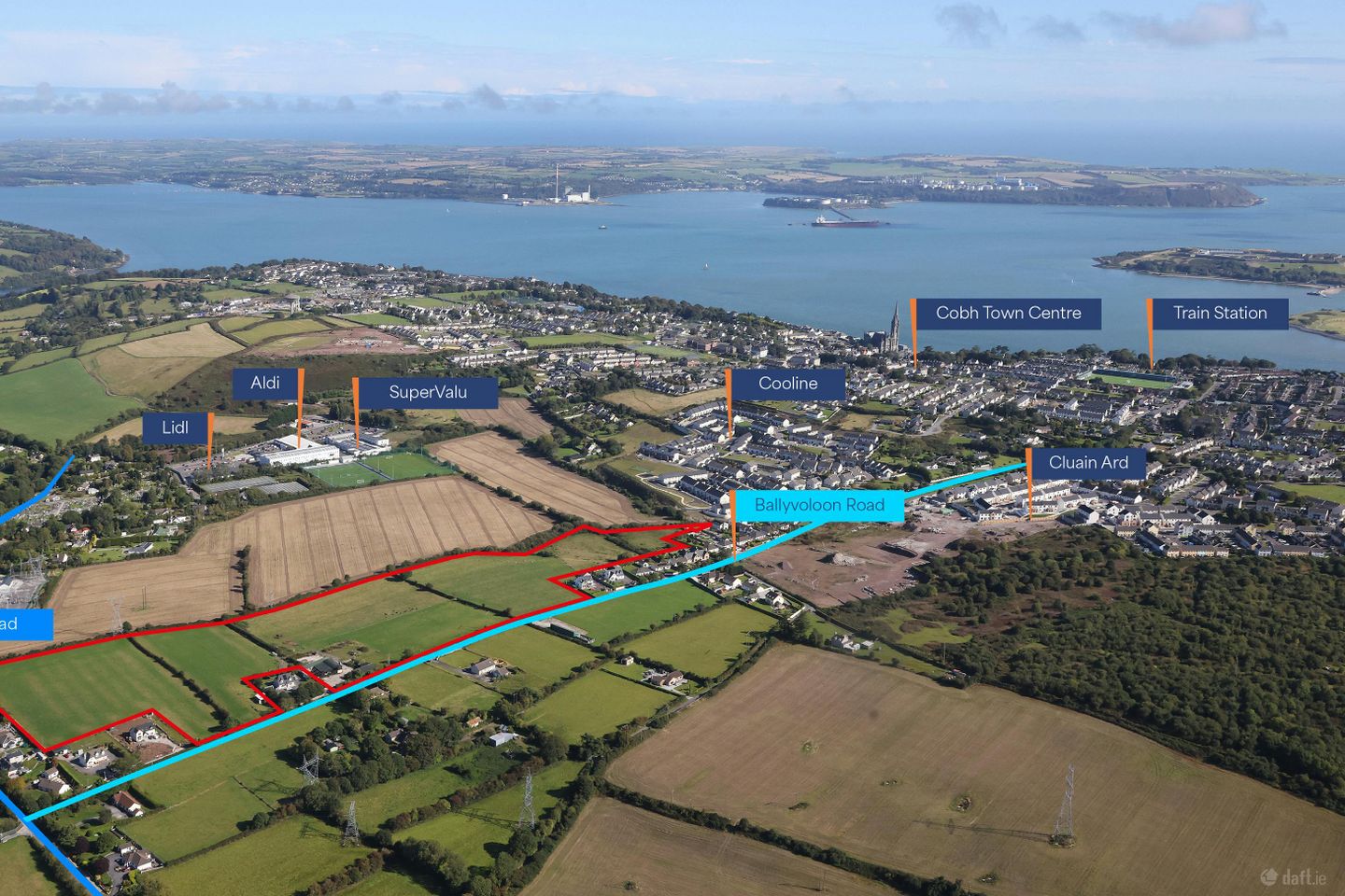 23.1 Acres of land, Ballyvoloon, Cobh, Co. Cork — photo 1