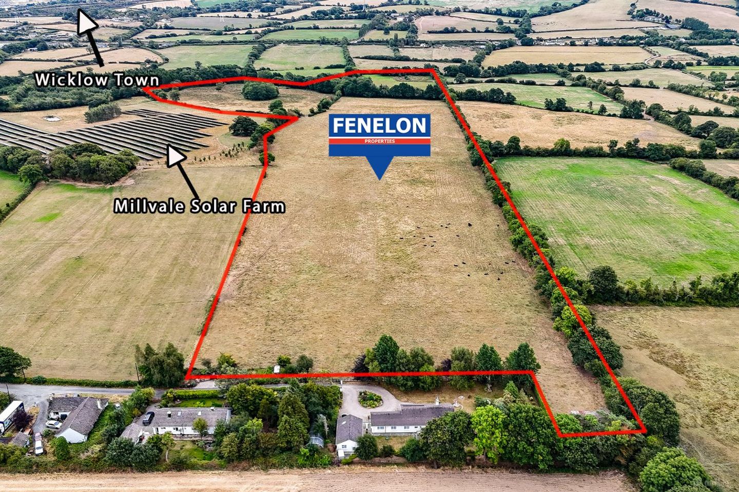 c.37 Acres Farm Land, Cronroe, Ashford, Co. Wicklow — photo 1