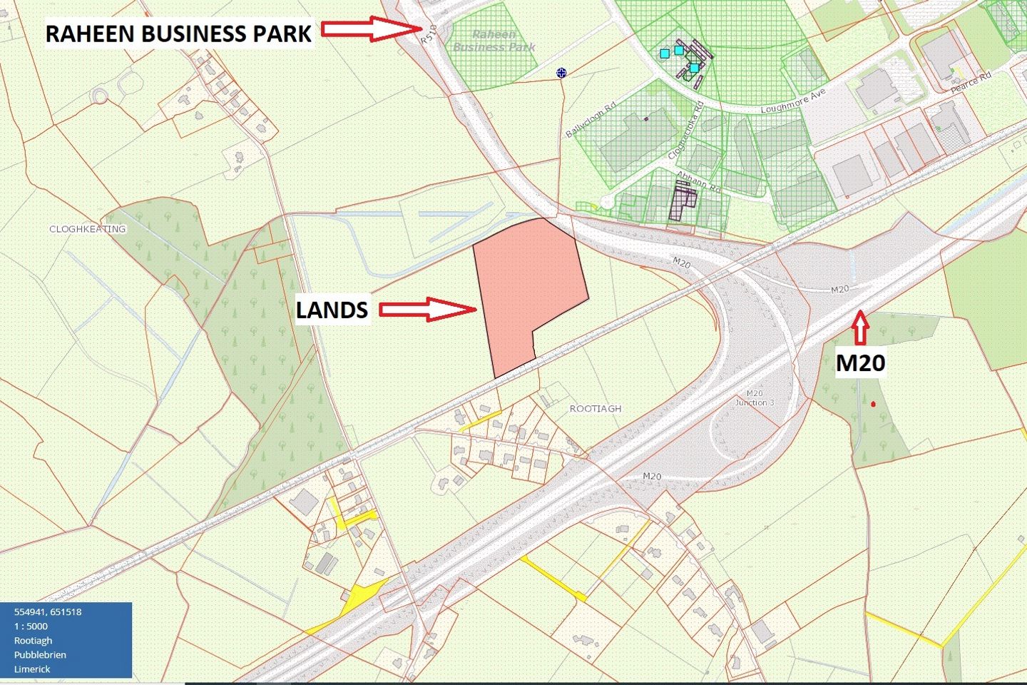 Lands near Ballycummin/Raheen Business Park, Ballycummin, Co. Limerick — photo 1