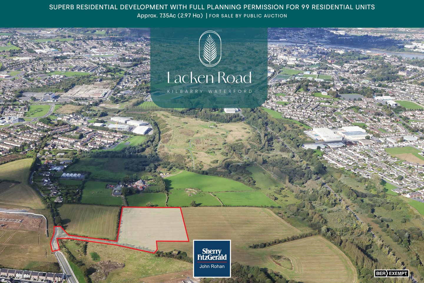 Approx. 7.35 Acres At Lacken Road, Killbarry, Waterford — photo 1