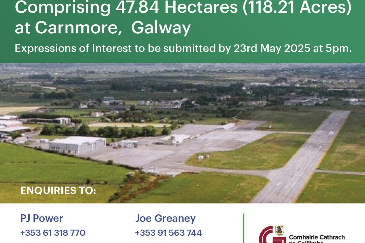 47.84 Hectares (118.21 Acres), Carnmore, Co. Galway, H91E2W4 — photo 1