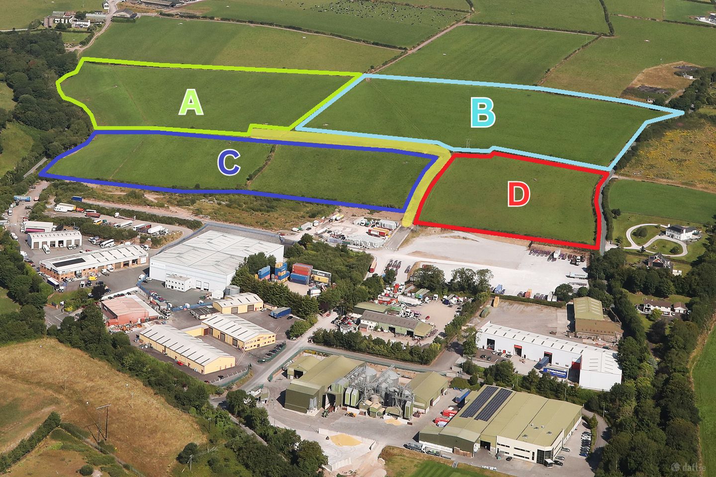 Zoned Industrial lands situated in Carhoo, Carrigtwohill, Co. Cork — photo 1