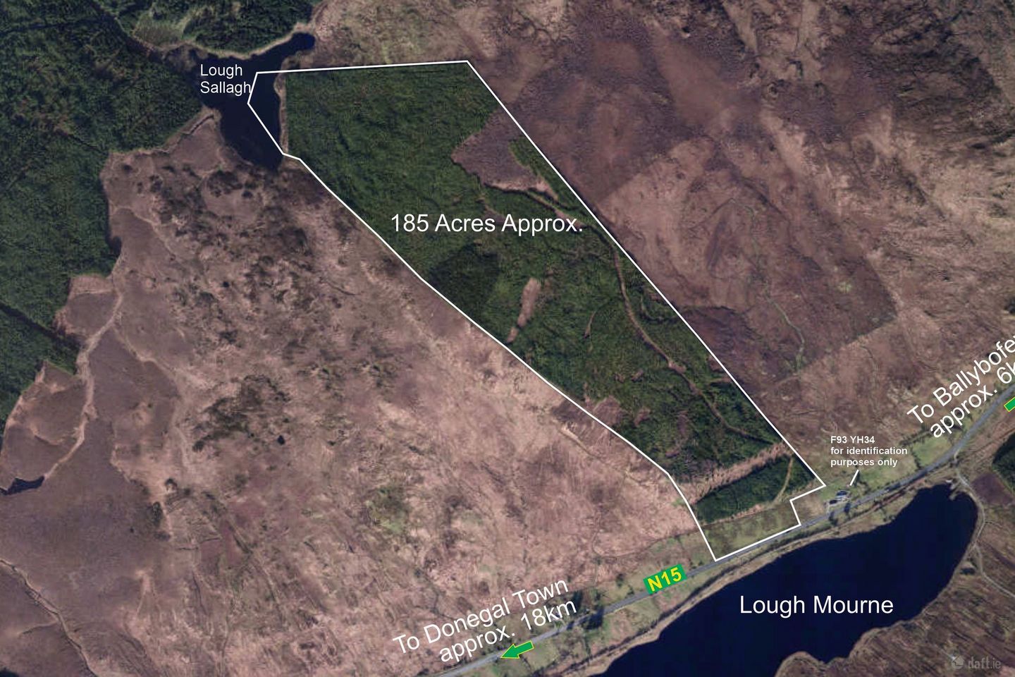 185 Acres of Afforested Land, Cashelnavean, Ballybofey, Ballybofey, Co. Donegal — photo 1