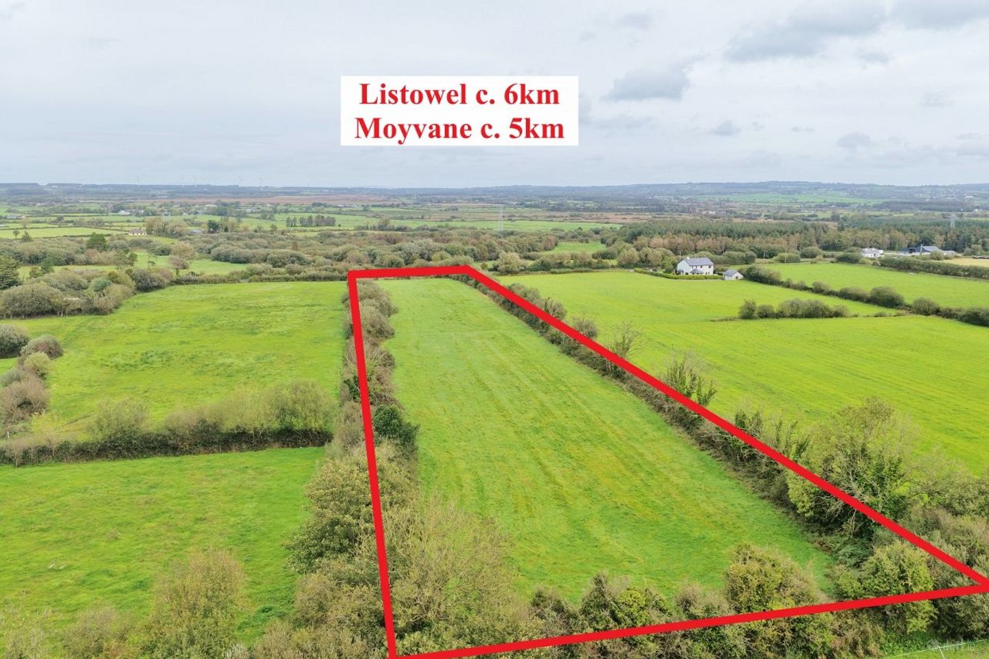 Development Land 1.35 Hectares (3.33 Acres) at Meen, Listowel, Listowel, Co. Kerry — photo 1