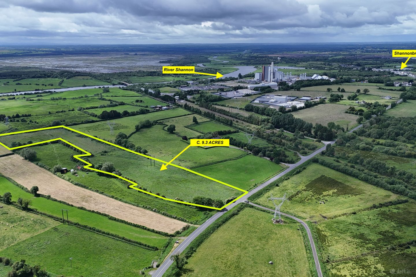 9.3 acres (approx.) at Cloniffeen, Shannonbridge, Co. Offaly — photo 1