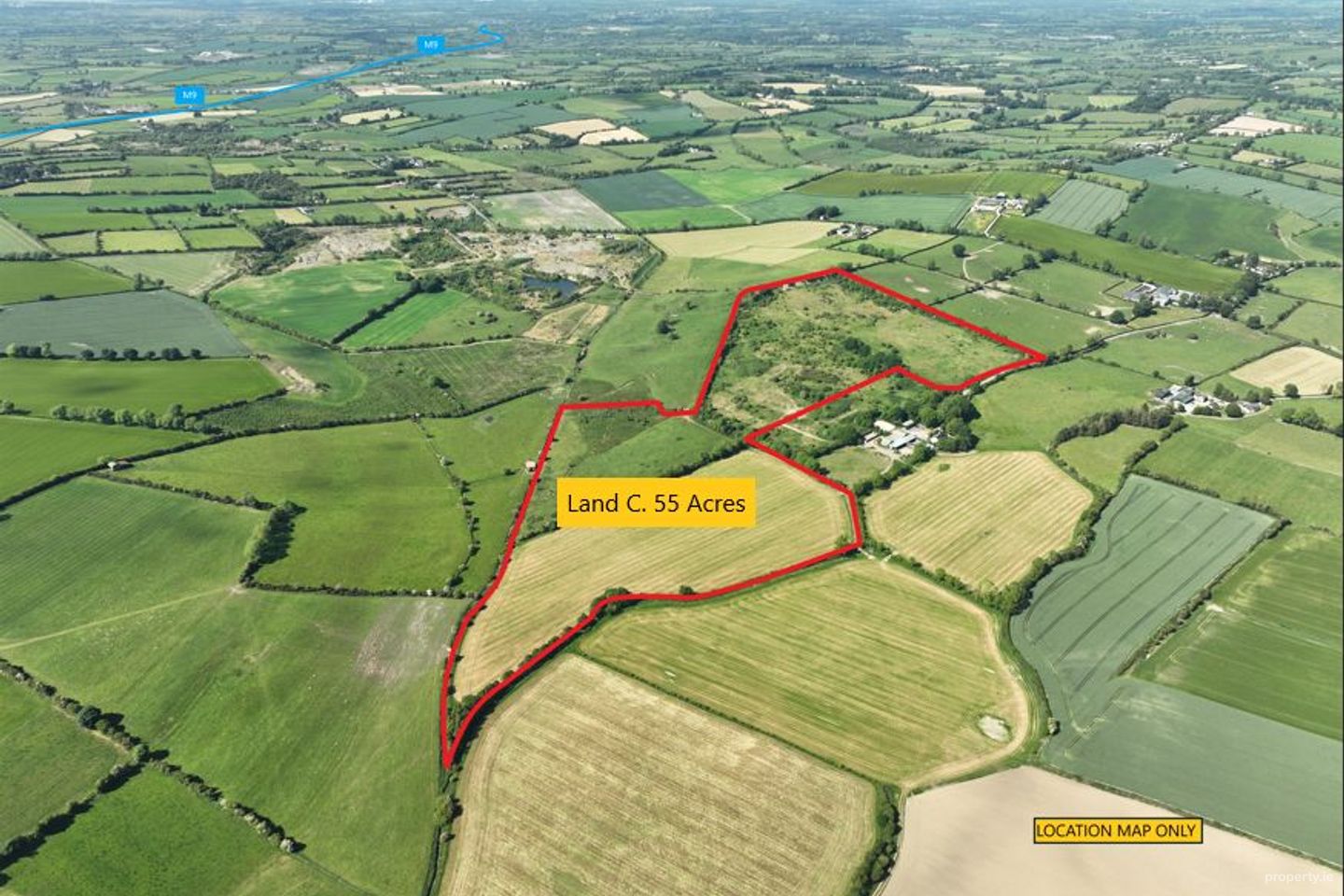 Land C. 55 Acres / 22.2 Hectares Milltown, Dunlavin, Co. Wicklow — photo 1