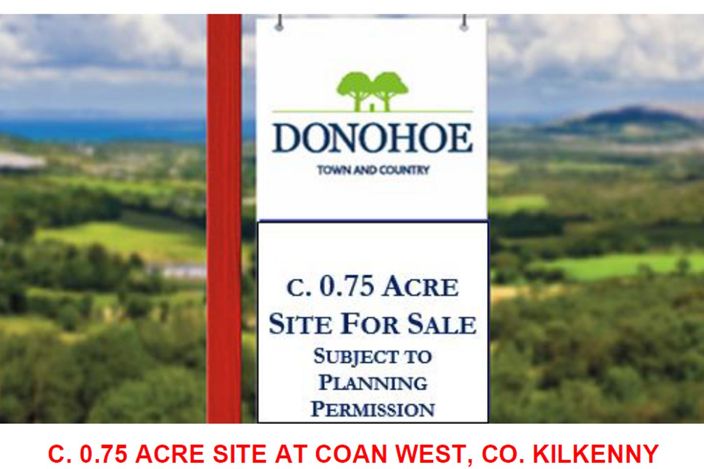 c. 0.75 acres of land at Coan West, Co. Kilkenny — photo 1