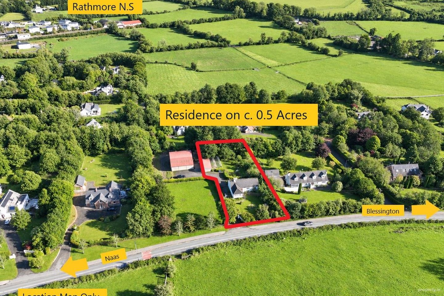 Bungalow on c. 0.5 Acre, Eadestown, Naas, Co. Kildare, W91XV02 — photo 1