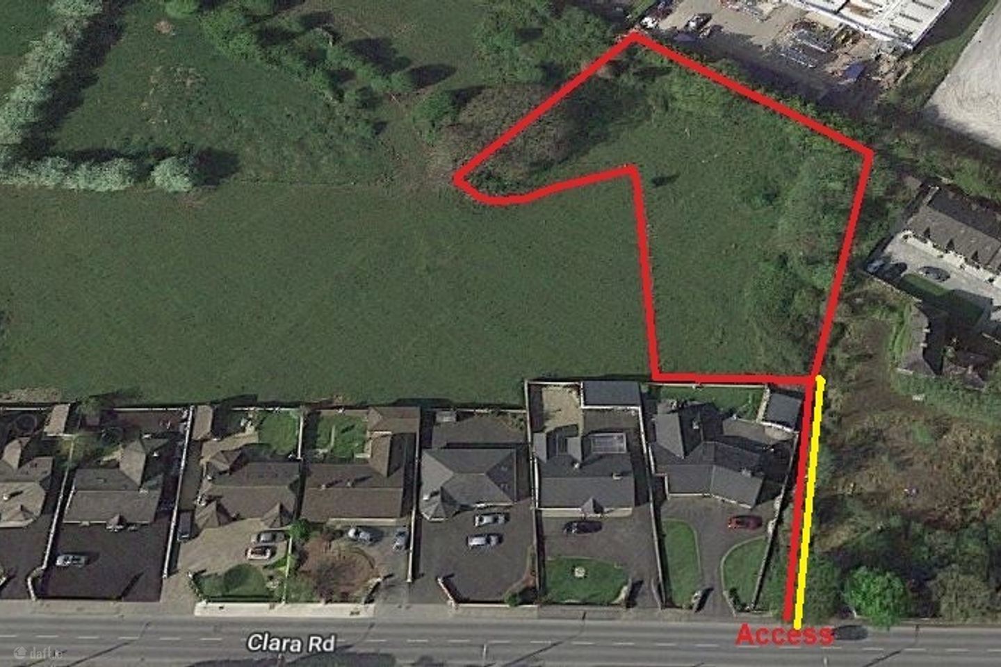 c.0.85 acres of development lands, Clara Road, Tullamore, Co. Offaly — photo 1