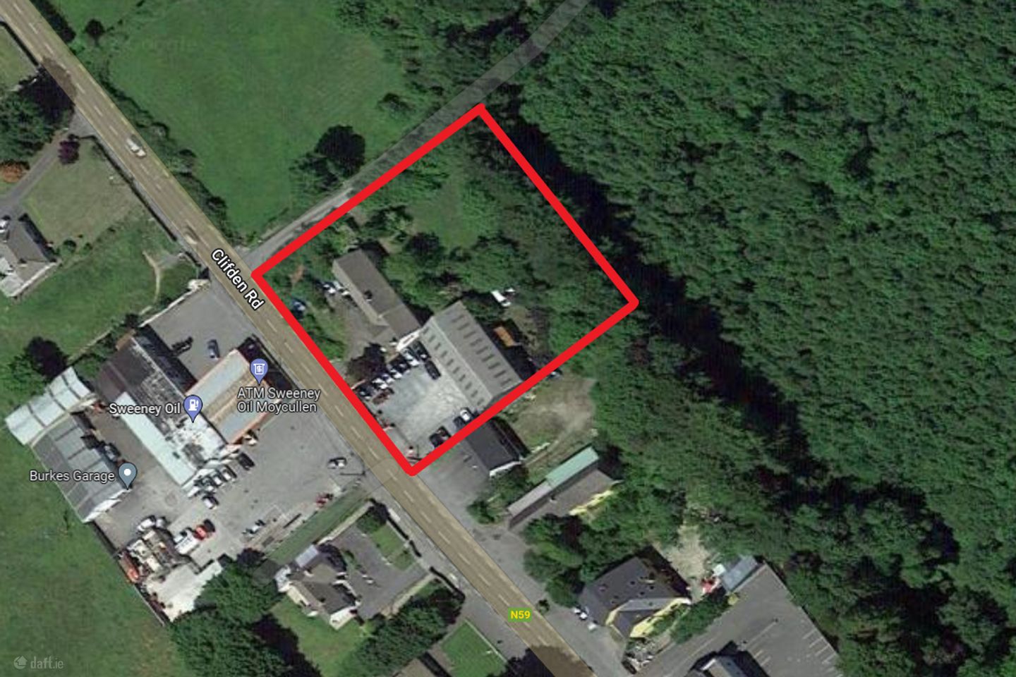 0.9 acre Development Site - Zoned C1 Town Centre - Killarainy, Clifden Road, Moycullen, Co. Galway, H91X3X2 — photo 1