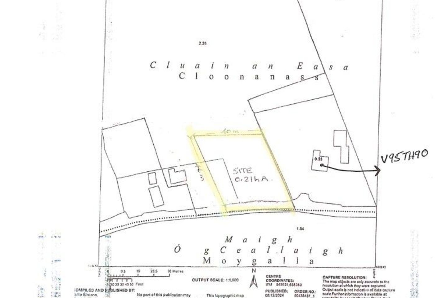 Site adjacent to House V95TH90.