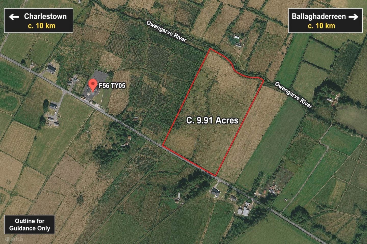 C. 9.91 Acres, Derrynabrock, Cloontia, Co. Mayo, F56TY05 — photo 1