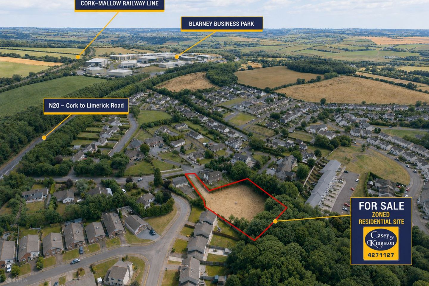 Site on Station Road, Blarney, Co. Cork — photo 1