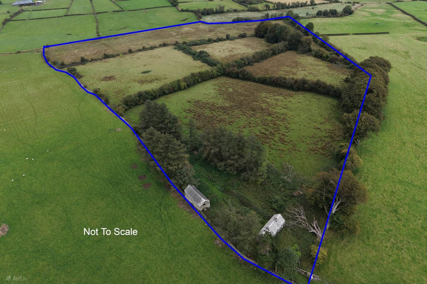Derelict Residence & Granary On C. 28.02 Acres, Kilcar, Curraghboy, Co. Roscommon — photo 1