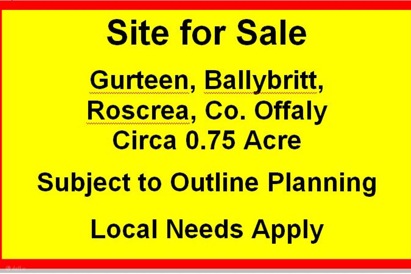 Gurteen, Ballybritt, Roscrea, Boheraphuca, Co. Offaly — photo 1