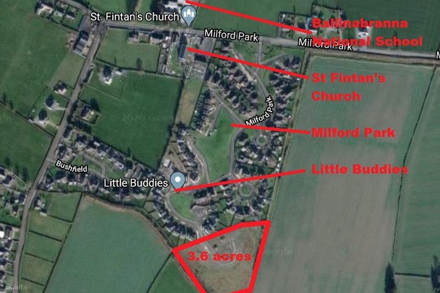 3.6 Acres, Development Site At, Milford Park, Ballinabranna — photo 1