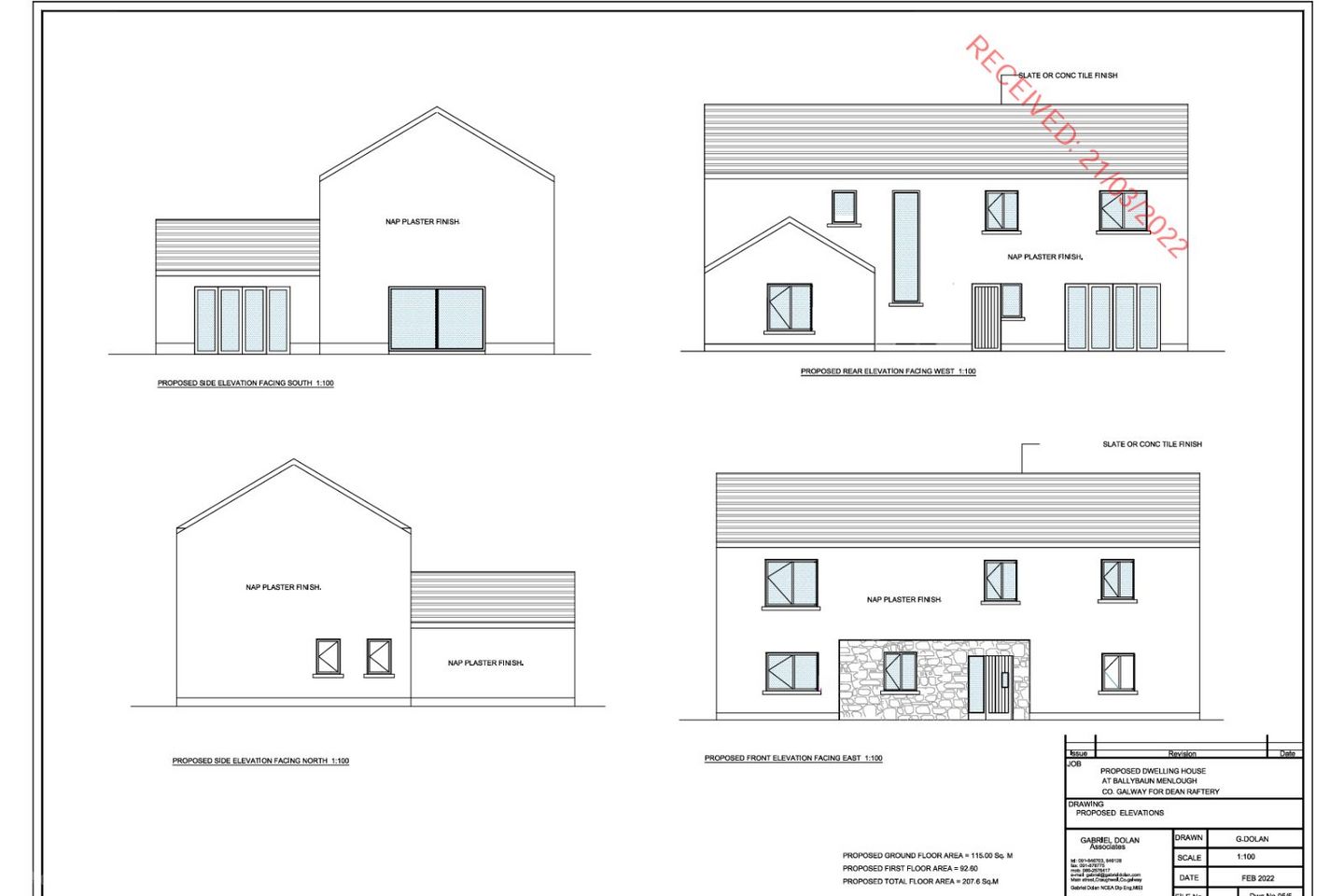 Site at Ballybaun, Monivea, Co. Galway — photo 1