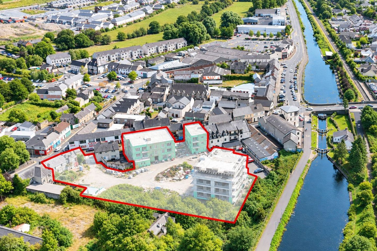 Development Site on Bridge Street / Church Street , Kilcock, Co. Kildare — photo 1