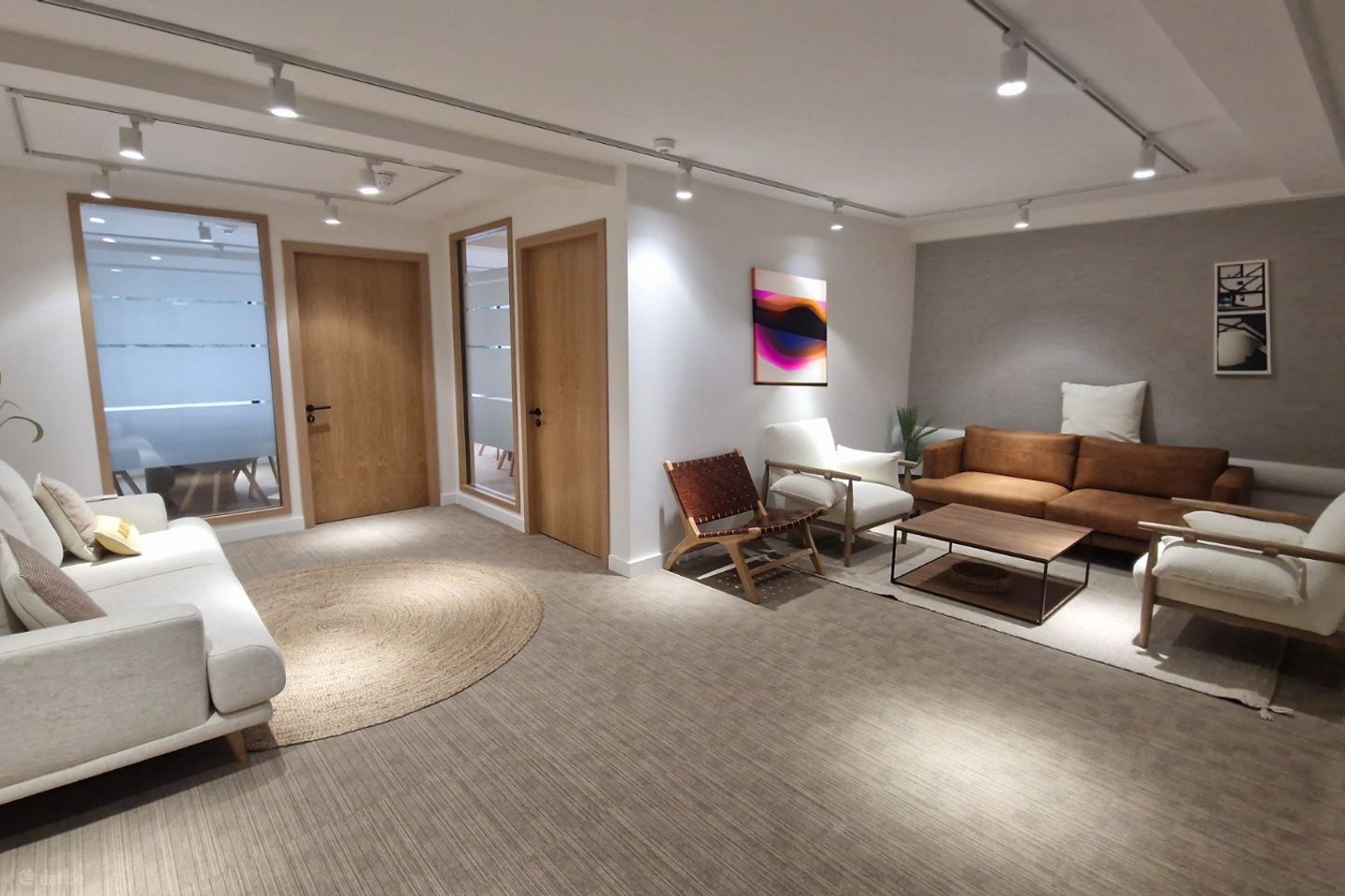 Breakout space outside the office