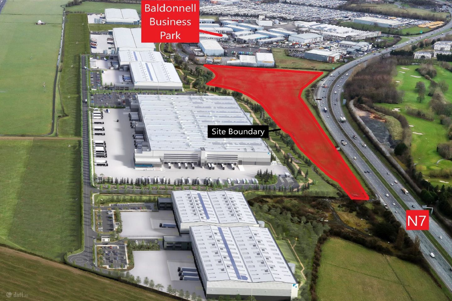 12.1 acre Yard at Baldonnell Business Park, Baldonnell, Co. Dublin — photo 1