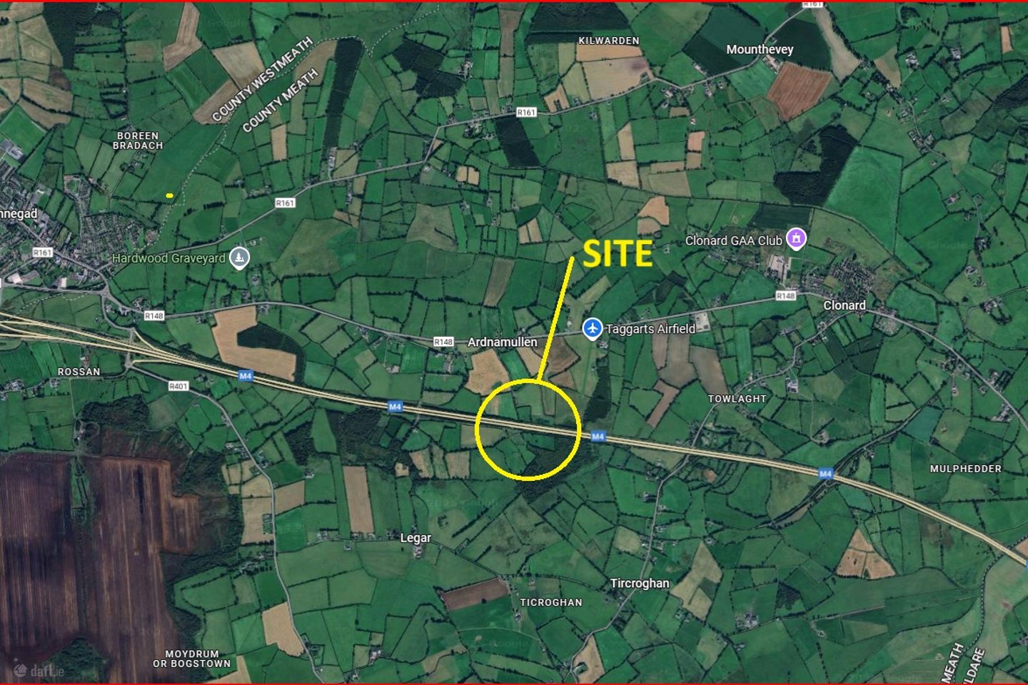 Lands On M4 Ardnamullan, Clonard, Co. Meath, Folio MH53668 — photo 1