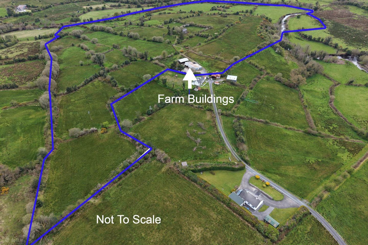 Derelict Residence & Farm Buildings C. 41.44 Acres, Corgorman, Arigna, Co. Roscommon — photo 1
