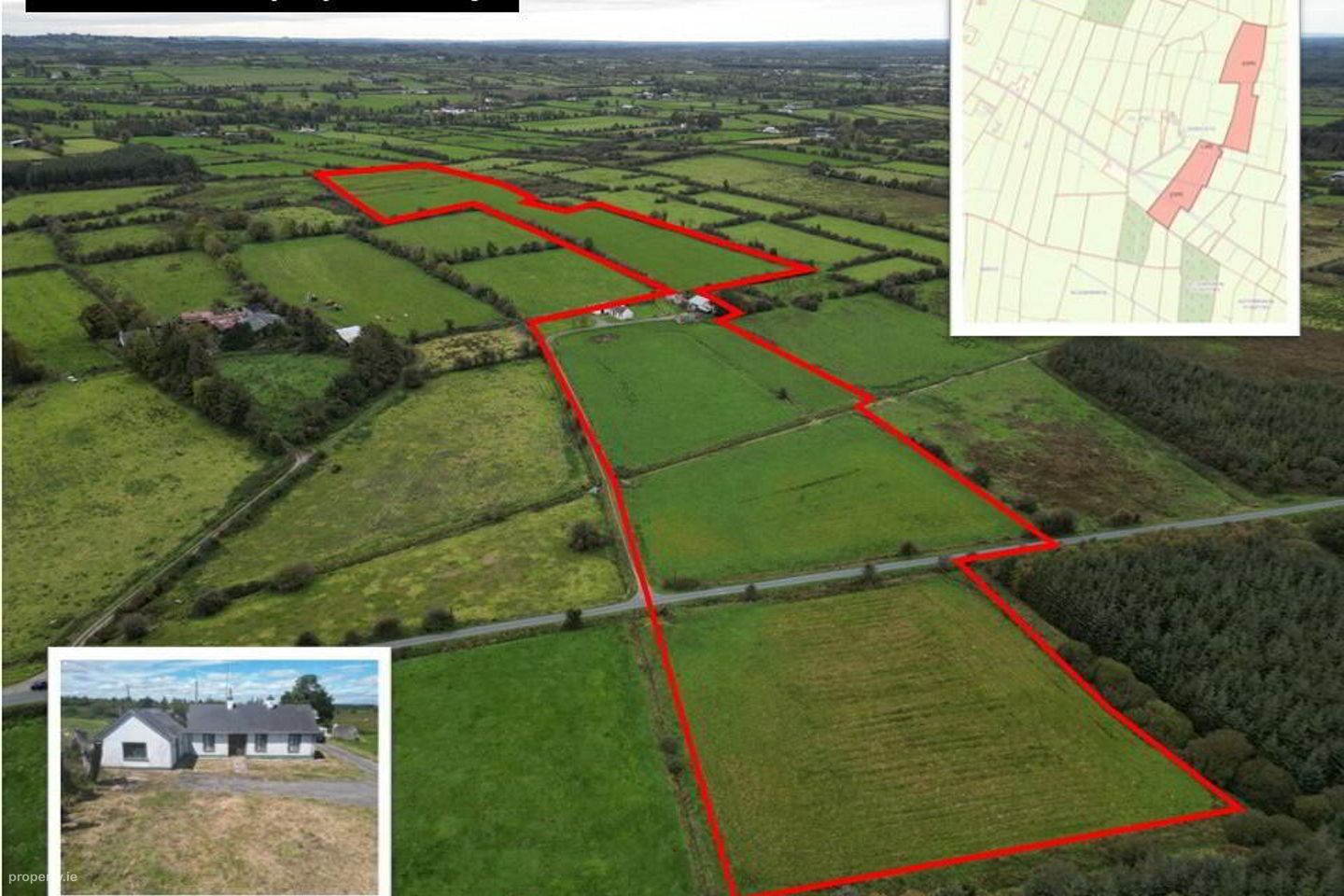 Residential Holding On, C.20 Acres (Can Be Sold Seperately), Slieveroe, Frenchpark, Co. Roscommon — photo 1