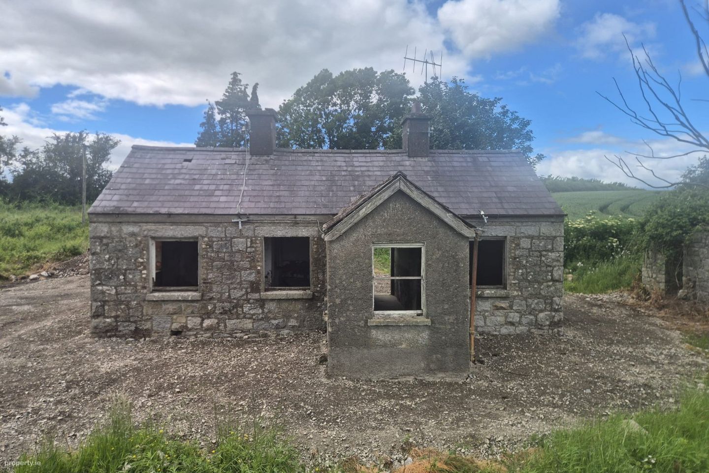 Derelict Cottage, Barnhill West, Castledermot, Co. Kildare, R93H7V0 — photo 1