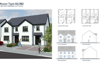 House Type B - 3 Bed Semi D, Castlewidenham, Castletownroche, Co. Cork, Ballyhooly, Co. Cork - Image 2