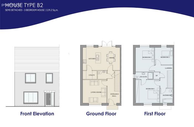 House Type B2/b2.1, Old Chapel, Bandon, Co. Cork - Click to view photos