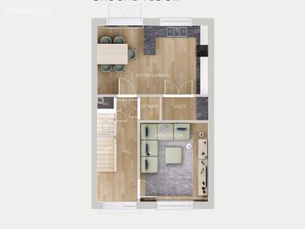 3 Bed Mid Terrace, Cappamore, Co. Limerick