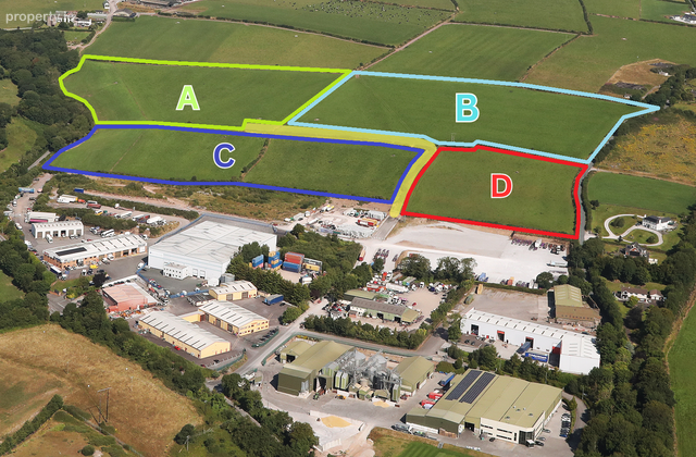 Zoned Industrial Lands Situated In Carhoo, Carrigtwohill, Co. Cork - Click to view photos