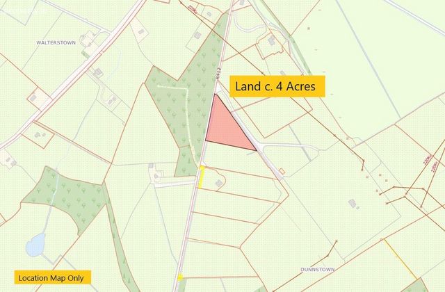 Land C. 4 Acres / 1.62 Hectares, Dunnstown, Naas, Co. Kildare - Click to view photos