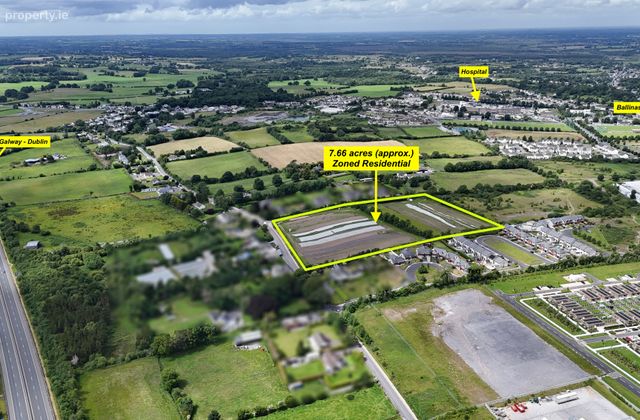 7.66 Acres (approx.) Zoned Residential At Beechlawn, Ballinasloe, Co. Galway, Ballinasloe, Co. Galway - Click to view photos