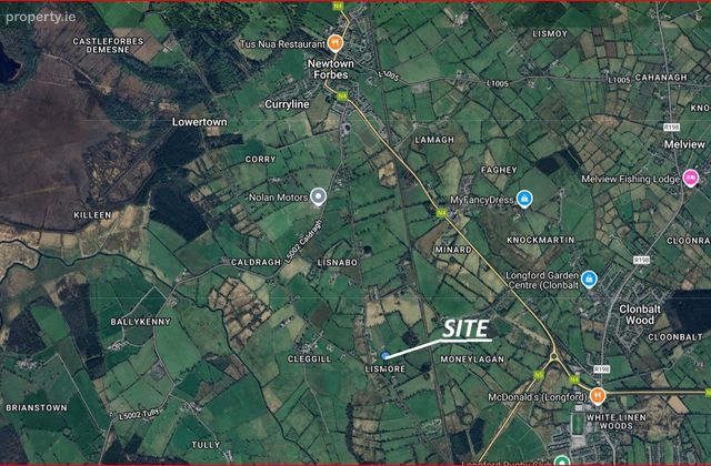 Site At Lismore, Newtownforbes, Co. Longford, Folio Ld20457f, Newtownforbes, Co. Longford - Click to view photos