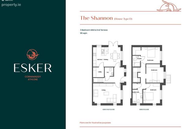The Shannon (house Type D), Cornamaddy, Athlone, Co. Westmeath, Athlone, Co. Westmeath - Click to view photos