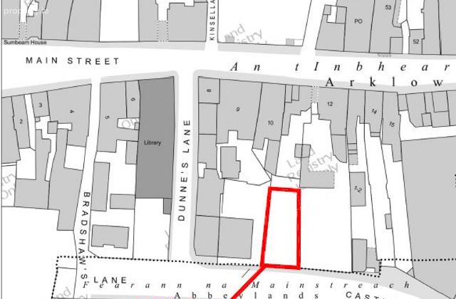 Site - Rear Of 11 Main Street, Castle Park Area, Arklow, Co. Wicklow - Click to view photos