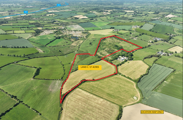 Land C. 57 Acres / 23 Ha. Milltown, Dunlavin, Co. Wicklow - Click to view photos