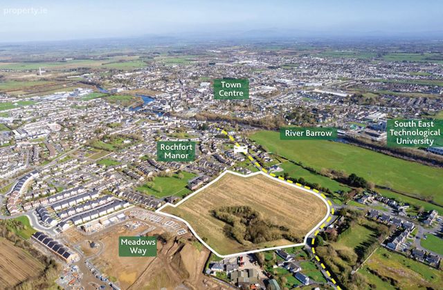 Approx. 14 Acres - F.p.p. For 131 Units, Crossneen, Carlow Town, Co. Carlow, Carlow Town, Co. Carlow - Click to view photos