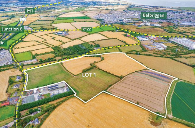 Approx. 47.8 Acres (19.33 Ha) Folkstown Lane, Balbriggan, Co. Dublin, Balrothery, Co. Dublin - Click to view photos