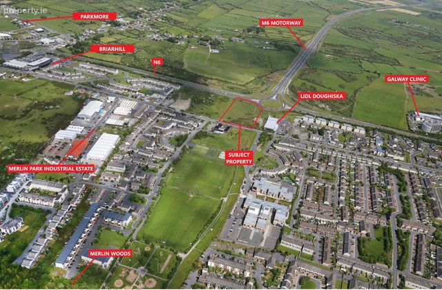 3.2 Acre Development Site - Zoned Ci - Coolough Roundabout, Doughiska, Co. Galway - Click to view photos