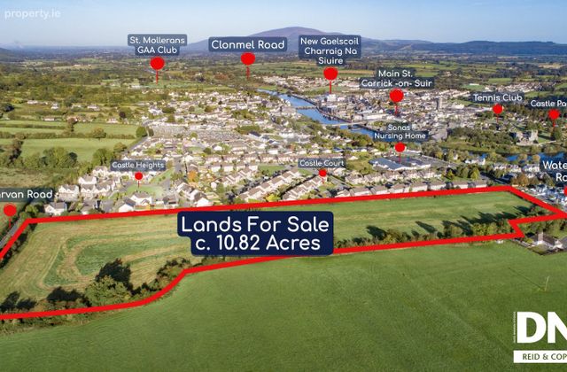 For Sale C.10.82 Acres, Carrickbeg, Carrick On Suir, Co. Tipperary, Carrickbeg, Co. Tipperary - Click to view photos
