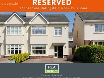 27 The Lawns, Bellingsfield, Naas, Co. Kildare, Naas, Co. Kildare