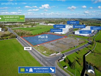 2.2 Acre Plot B At Claregalway Corporate Park, Claregalway, Co. Galway - Image 2