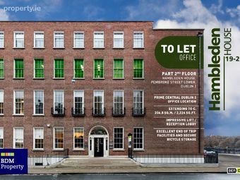 Part 2nd Floor, Hambleden House, Pembroke Street Lower, Dublin 2, Dublin 2